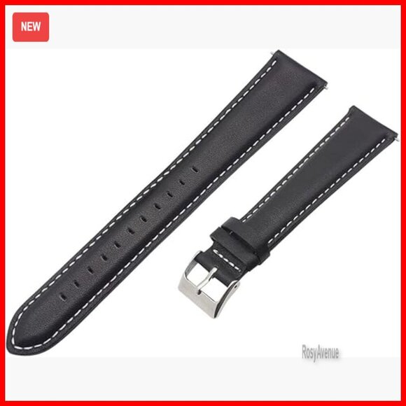 Extra Long Italian Leather Watch Band for Big Wrists - 18mm 20mm 22mm 24mm Width main image 5